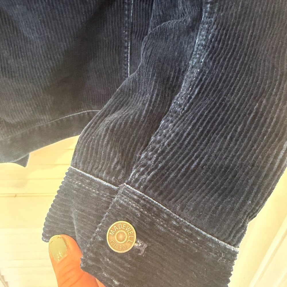 Madewell Women’s Navy Corduroy Jacket - Picture 6 of 7